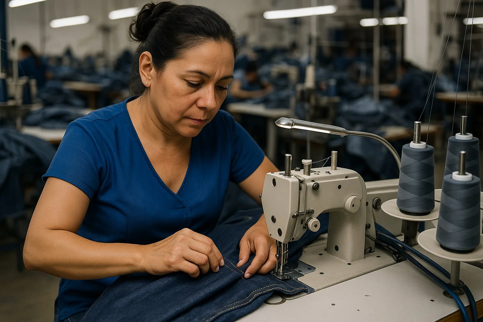 Tecnología textil en denim colombiano
